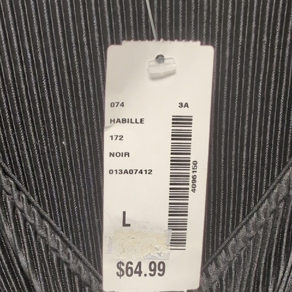 Pentagone Large Black Short Sleeve Dress. NWT - Picture 2 of 5